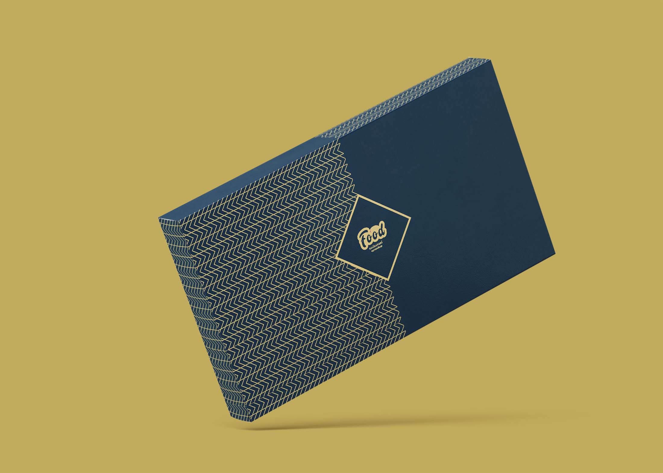 Free Mailing Box Packaging Mockup