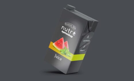 Free Mango Juice Packaging Mockup
