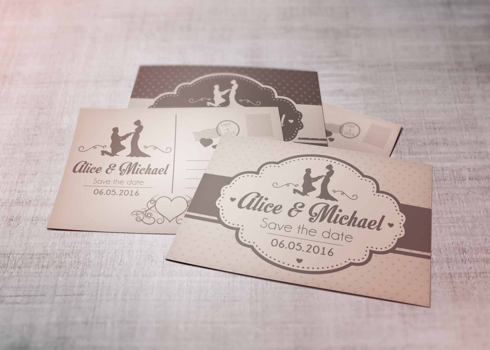 Free Multiply Postcard Mockup