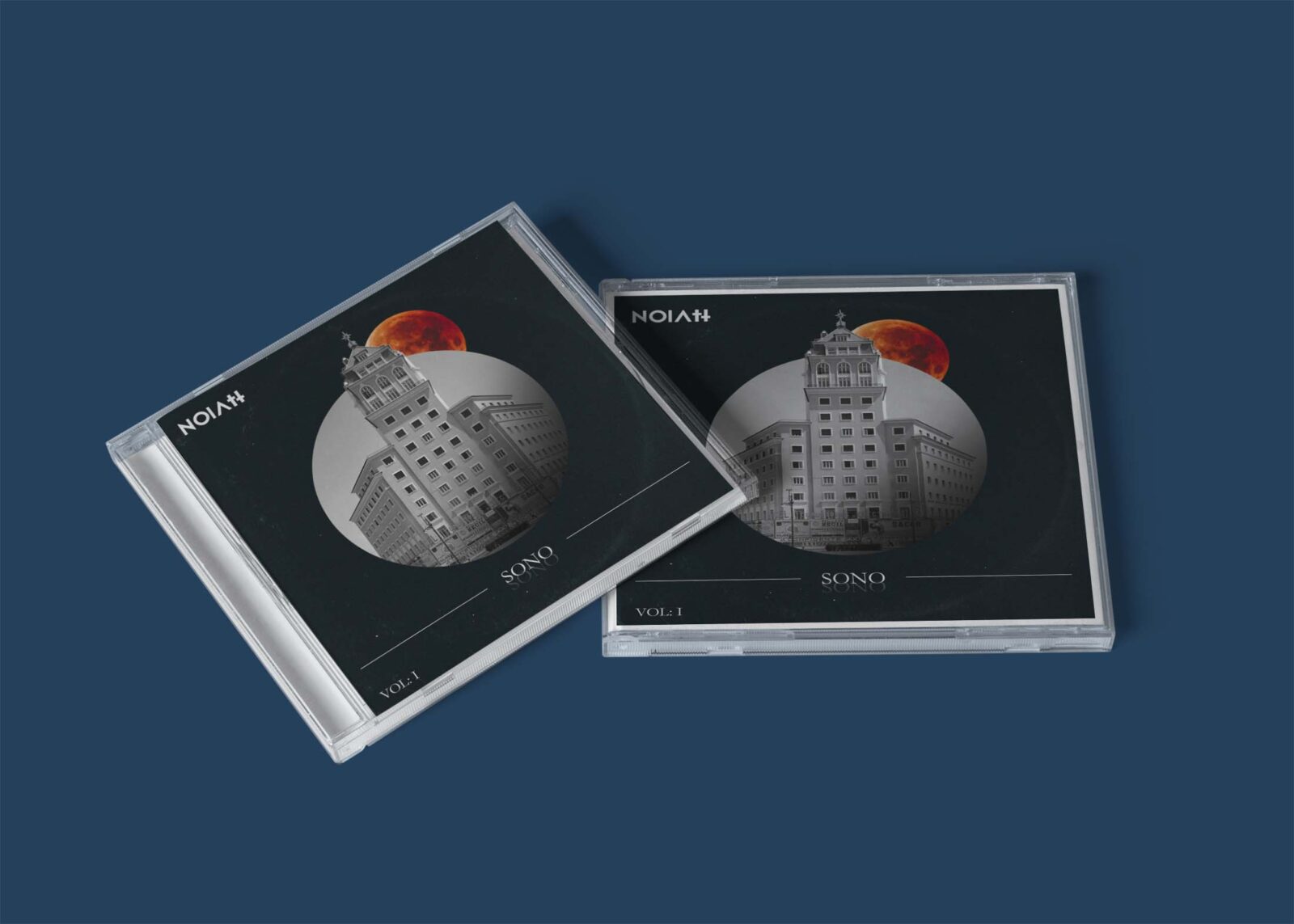 Free Music CD Case Mockup