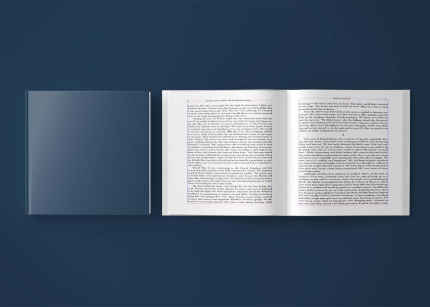 Free Open Luxury Book Cover Mockup