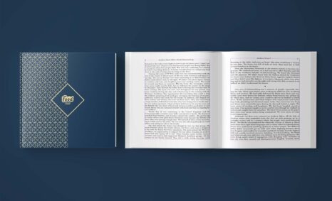 Free Open Luxury Book Cover Mockup