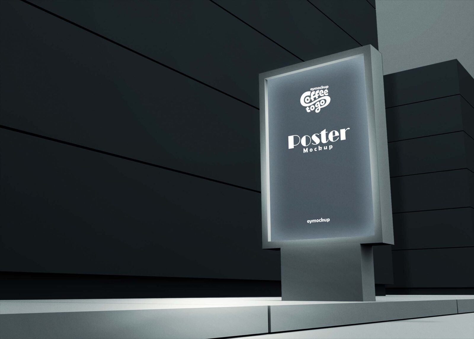Free Outdoor Light Poster Mockup