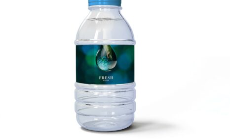 Free PSD Water Bottle Mockup