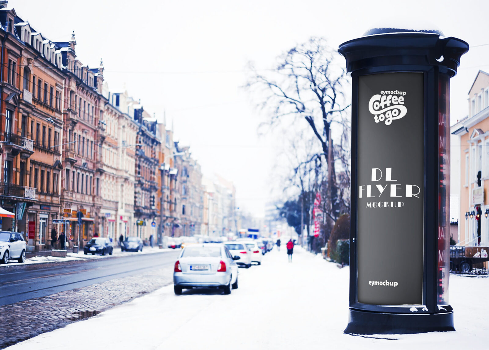 Free Roadside Poster Mockup