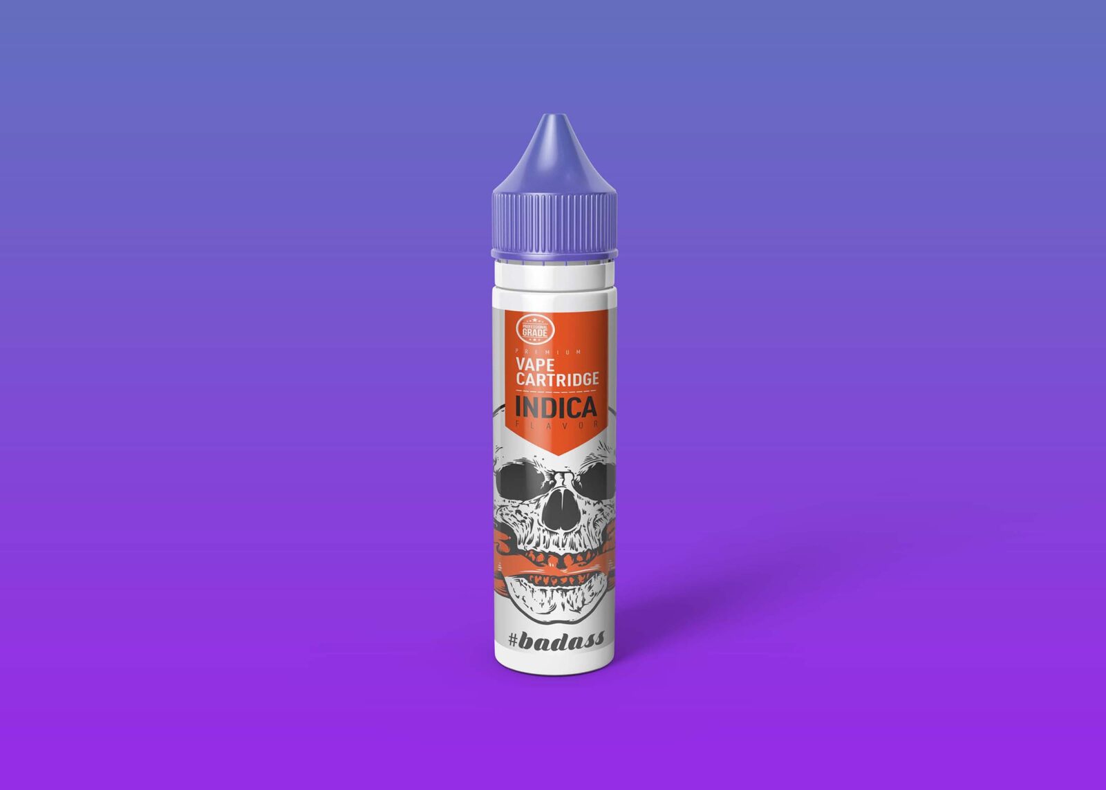 Free Unicorn Long Bottle Mockup