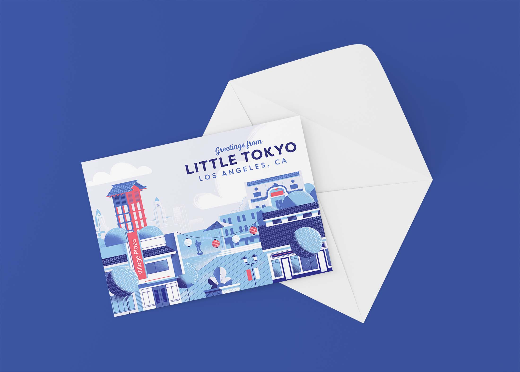 Free Vintage Postcard Mockup