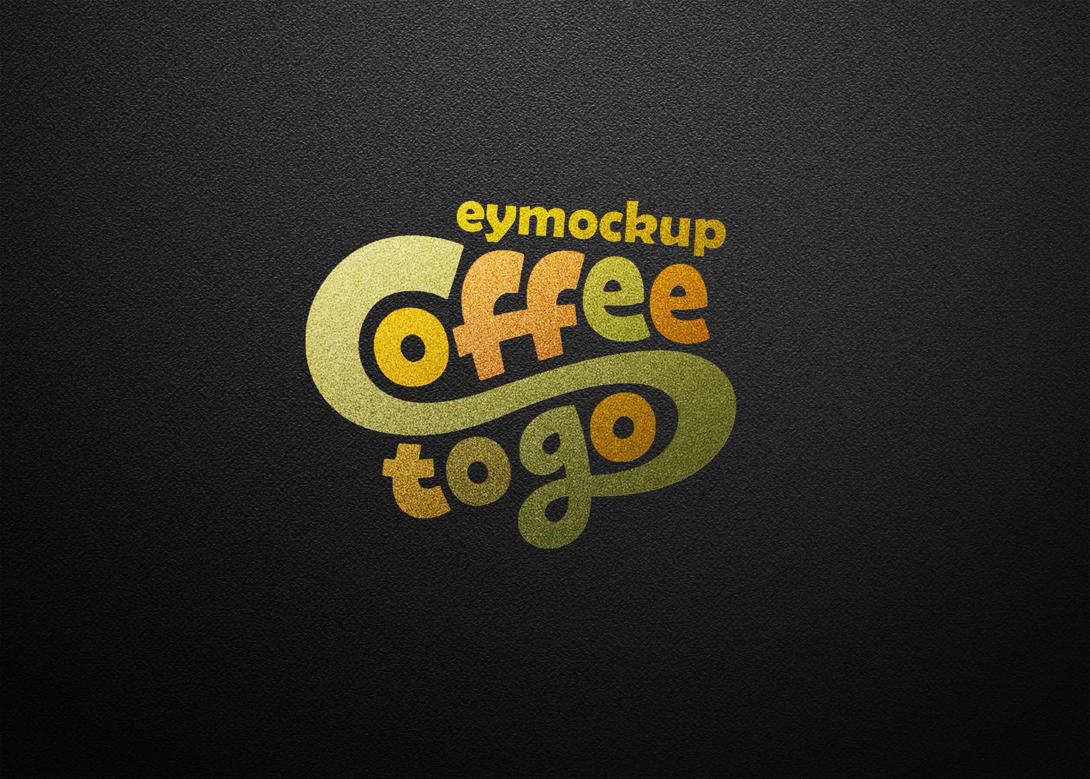 Free Gold Foil Logo Mockup