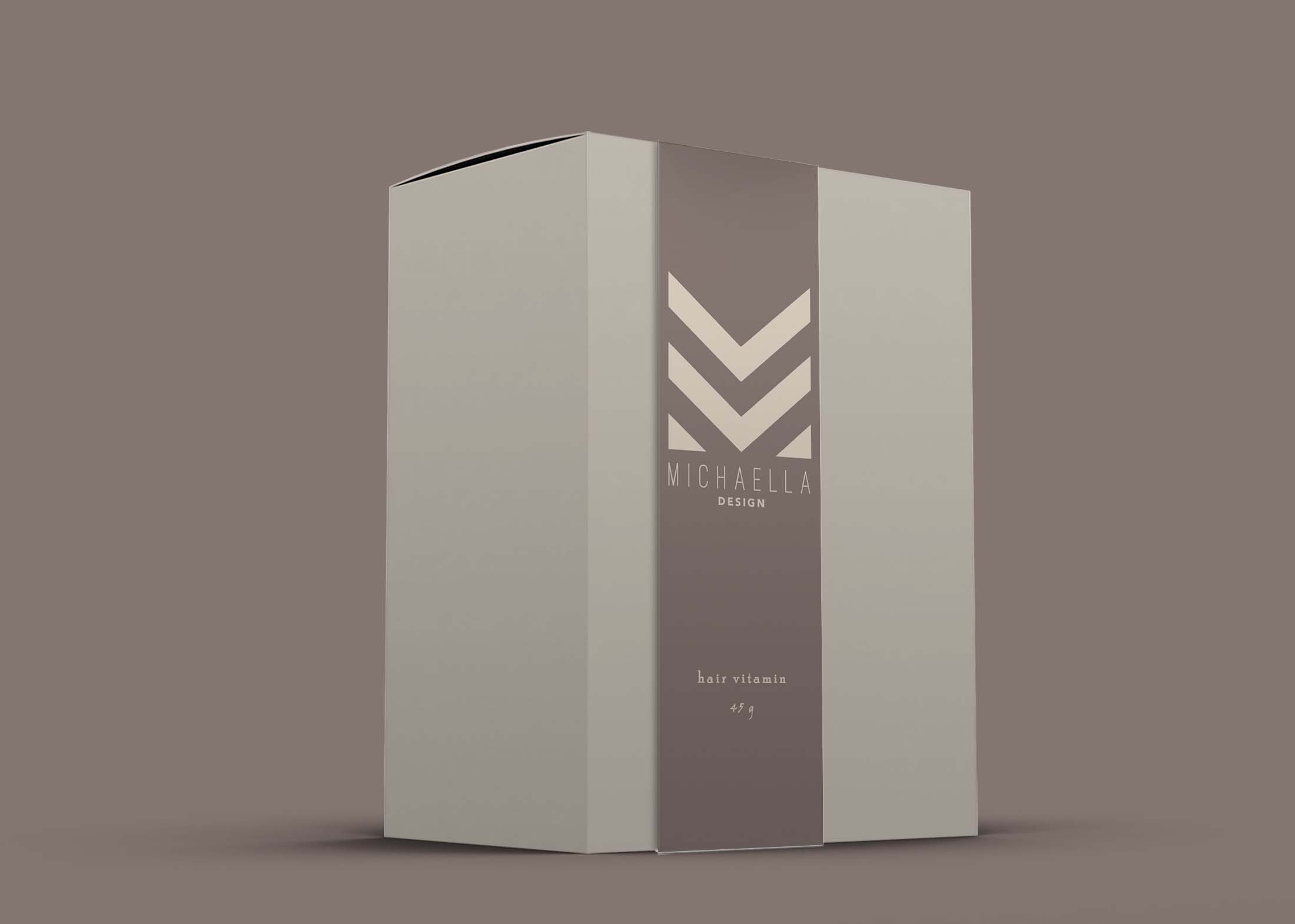Free Paper Box Packaging Design Mockup