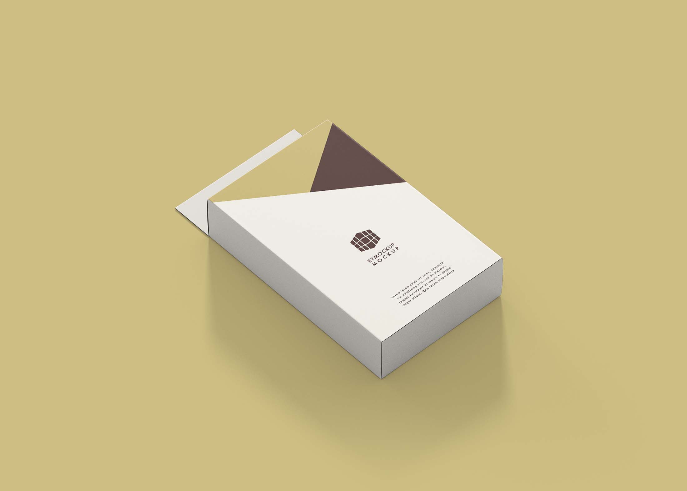 Free Sticker Box Label Mockup
