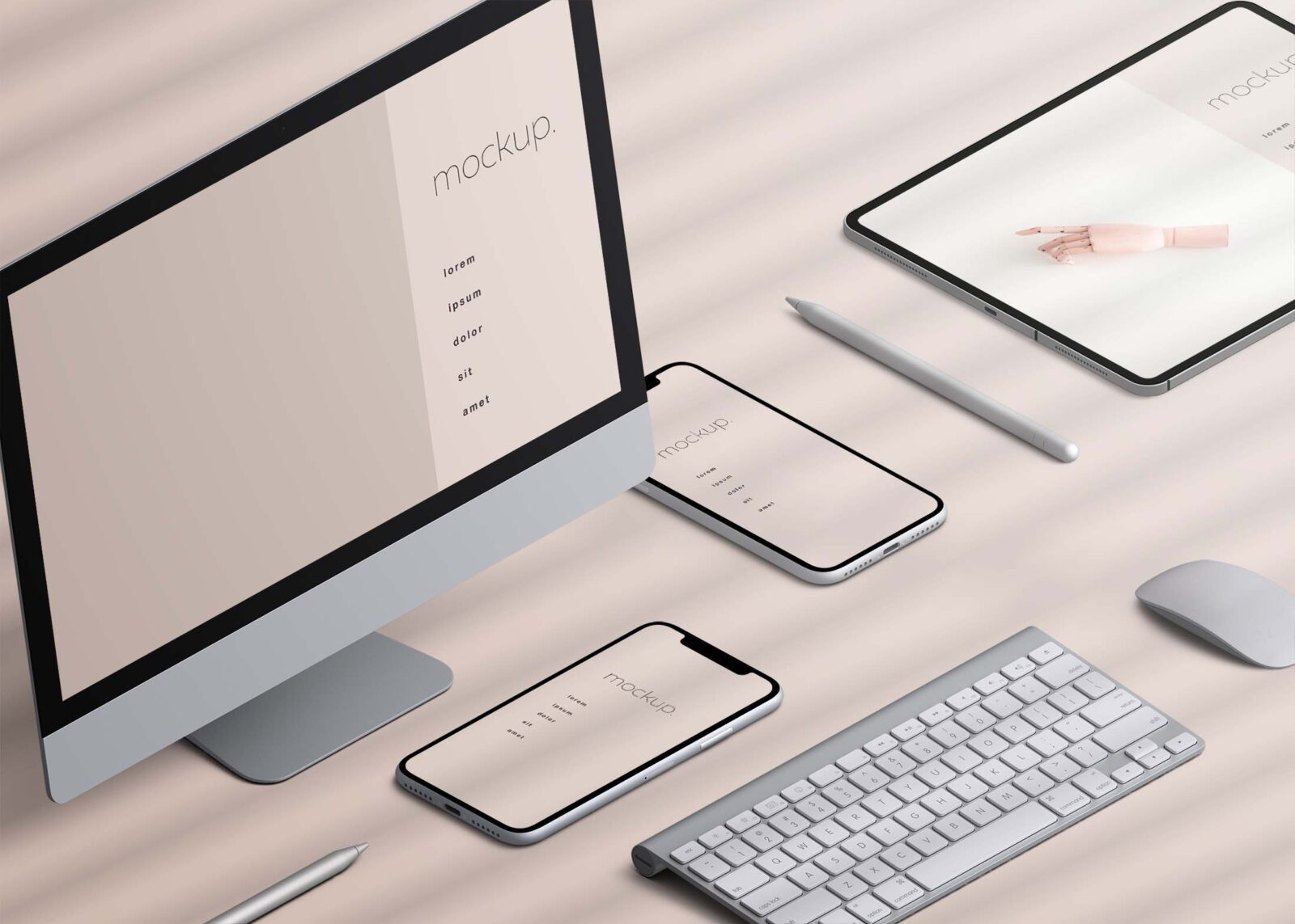 Free PSD Website Mockup