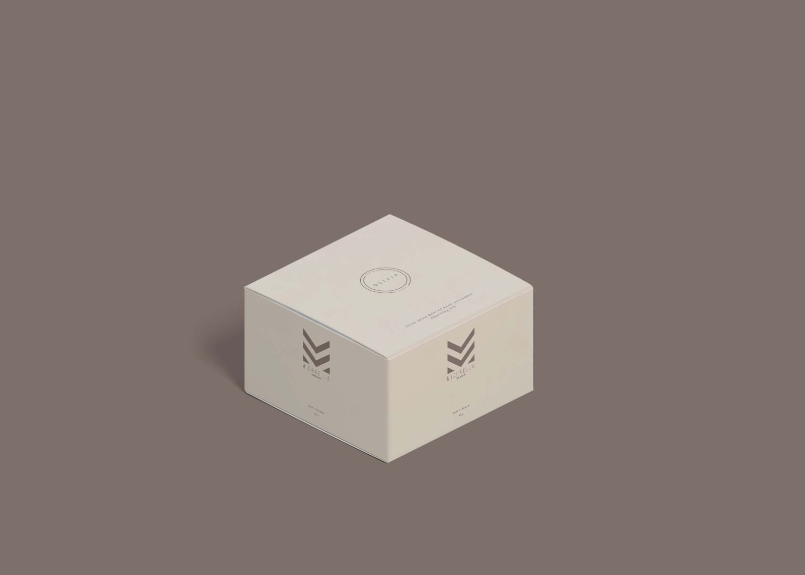 Free Realistic Box Packaging Mockup