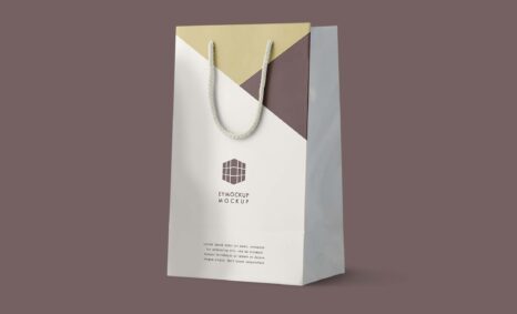 Free Luxury Shopping Bag Mockup