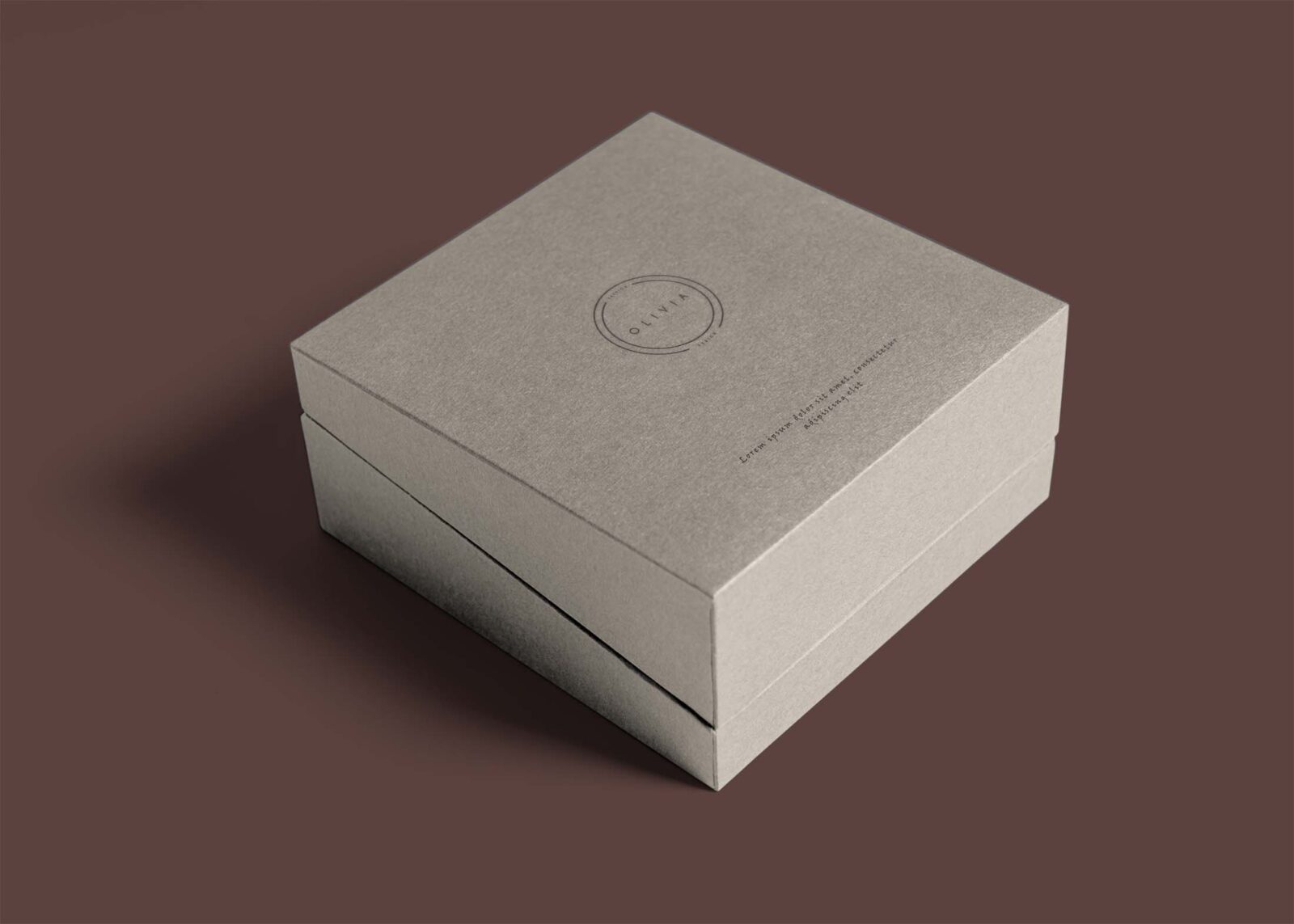 Free Luxury gift Packaging Mockup
