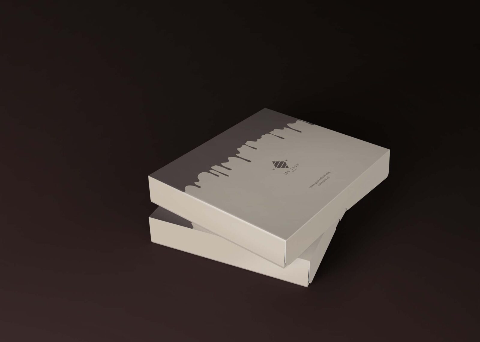 Free Minimal Chocolate Box Mockup