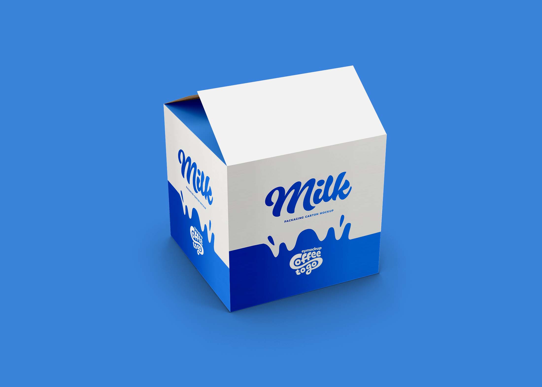 Free Shipping Box Mockup