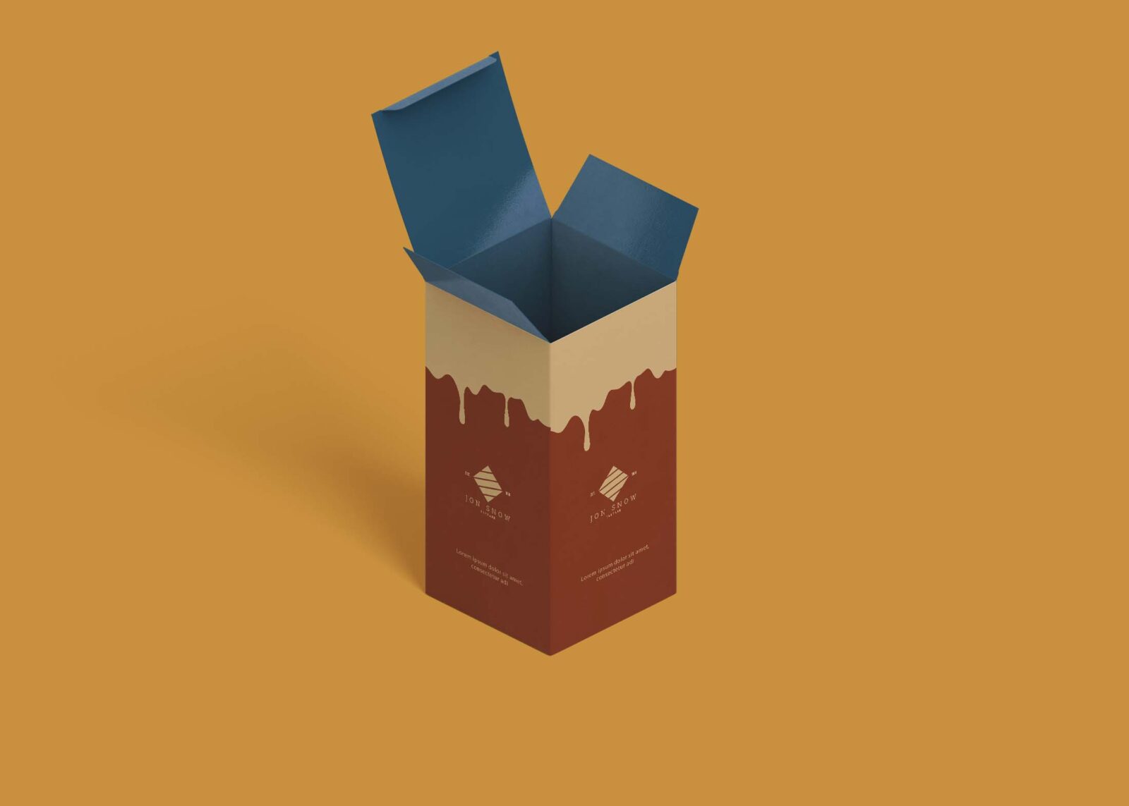 Free Open Bottle Packaging Mockup