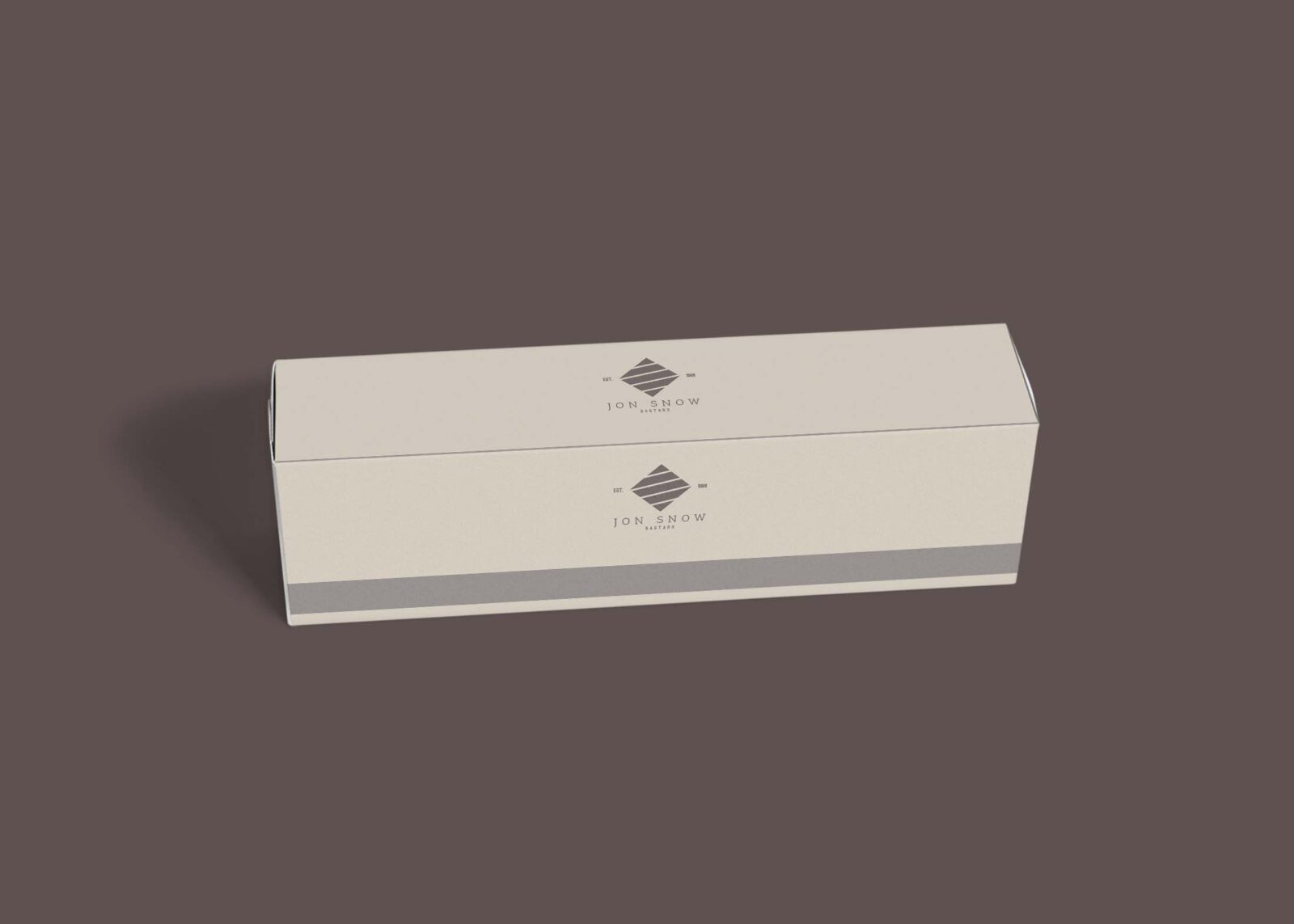 Free Thin Wrap Roll Packaging Mockup