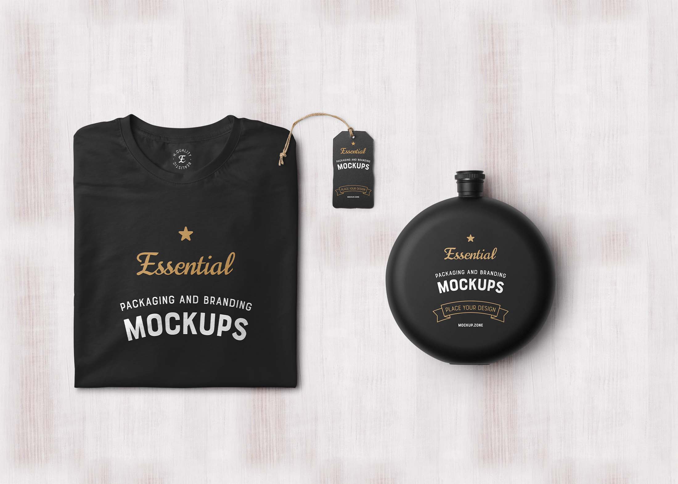 Free Tshirt Branding Mockup