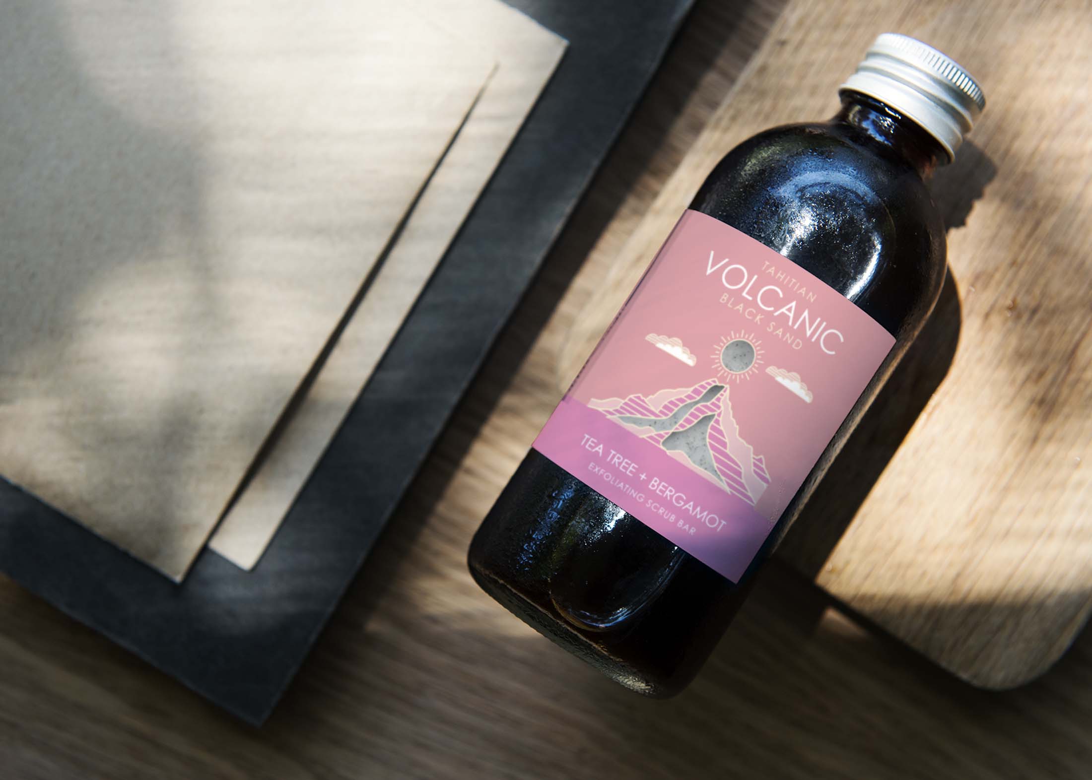 Cough Syrup Bottle Mockup