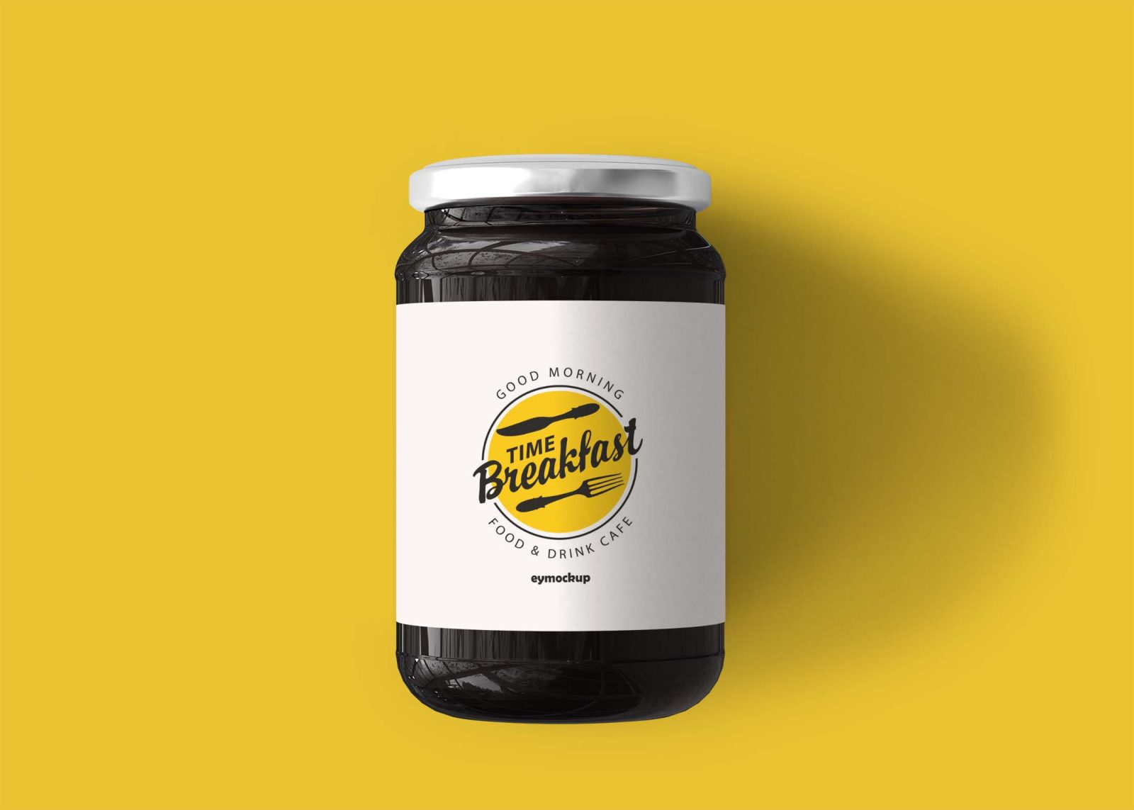 Pickle Jar Bottle Mockup