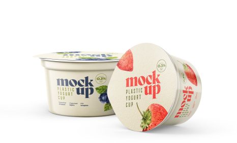 Amul Yogurt Cup Mockup