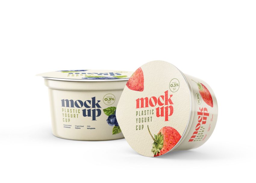 Amul Yogurt Cup Mockup