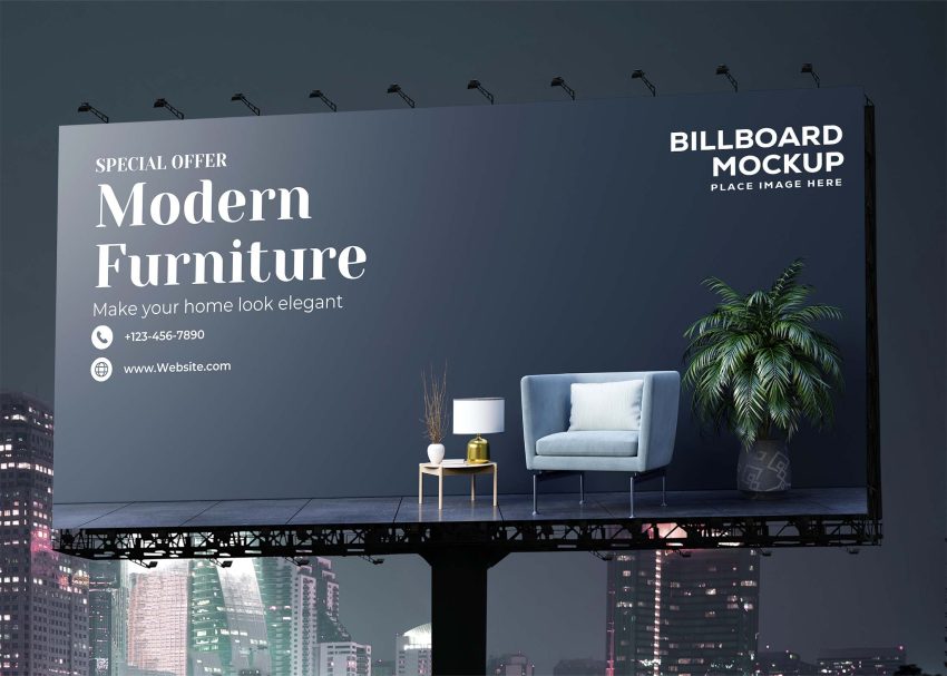 HD Billboard Mockup