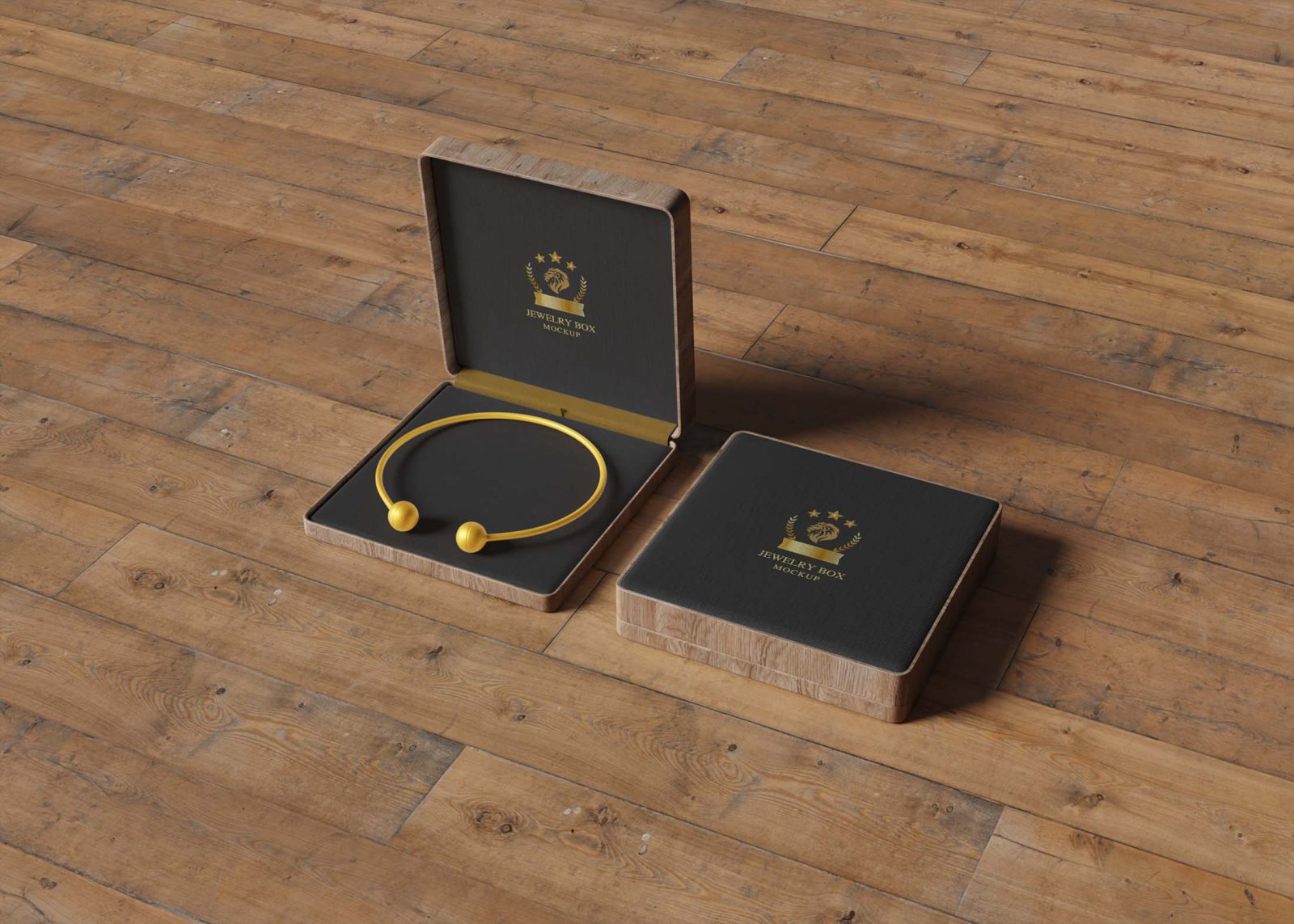 Jewelry Box Mockup