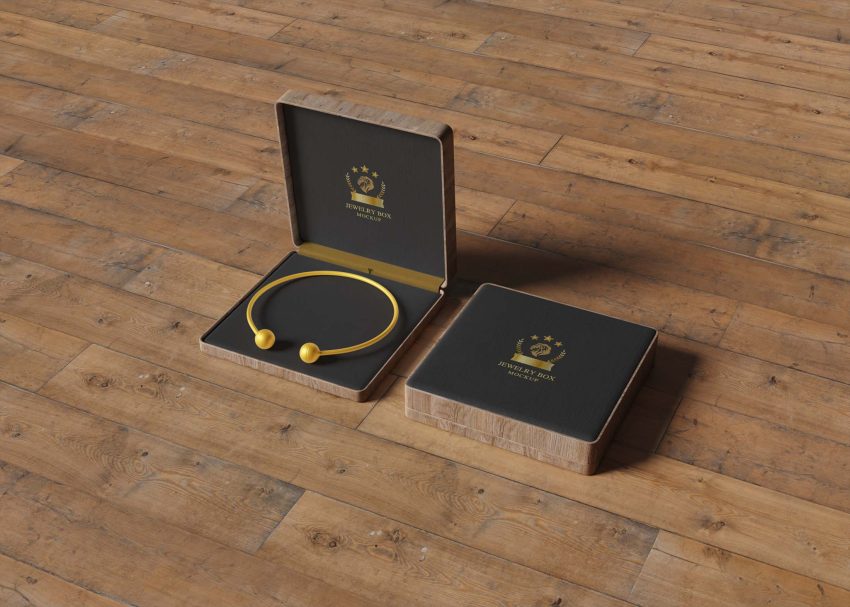 Jewelry Box Mockup