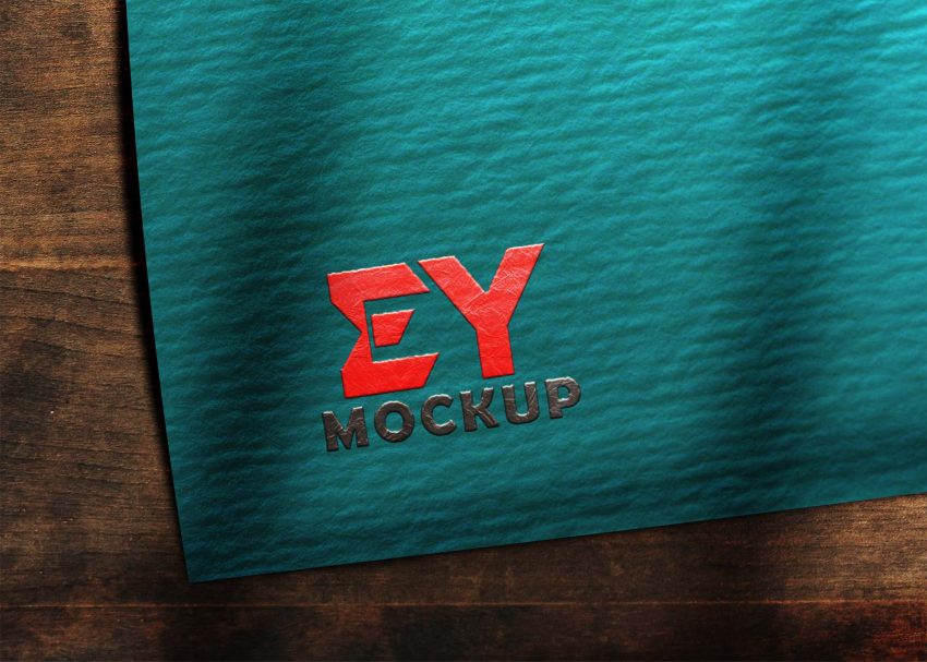 Logo Mockup on Paper