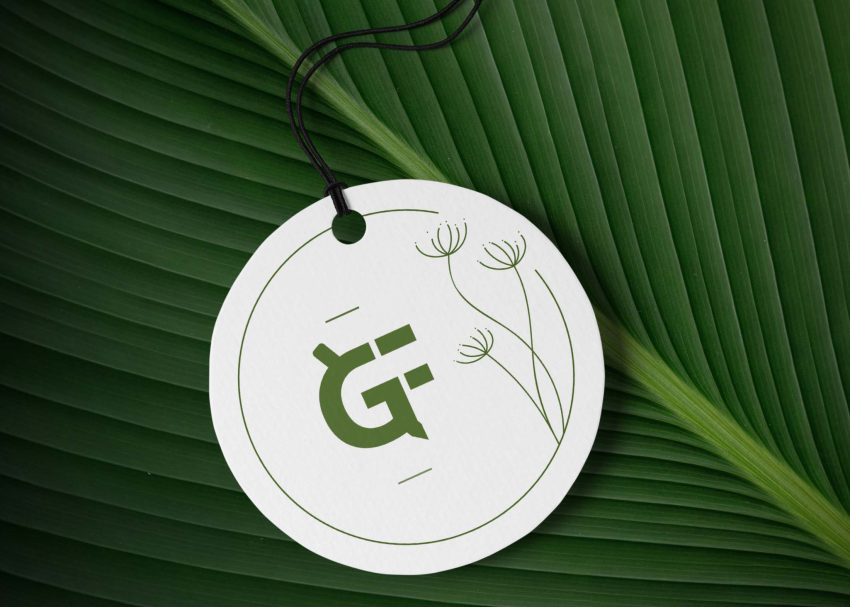 Round Tag Mockup