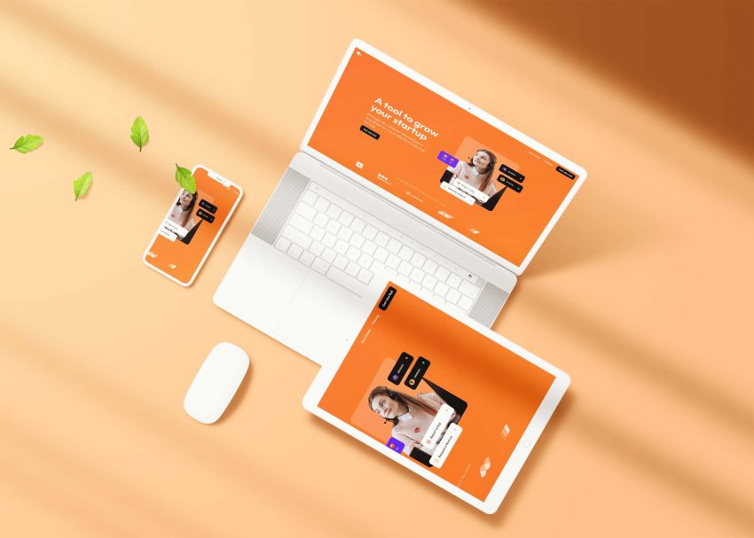 Website Branding Mockup