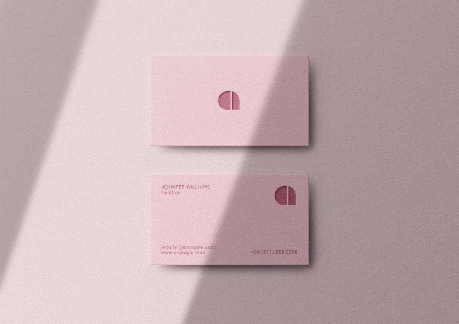 Business Card Design Mockup