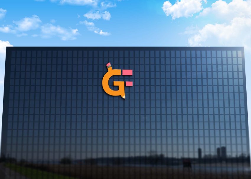 Corprate Building Logo Mockup