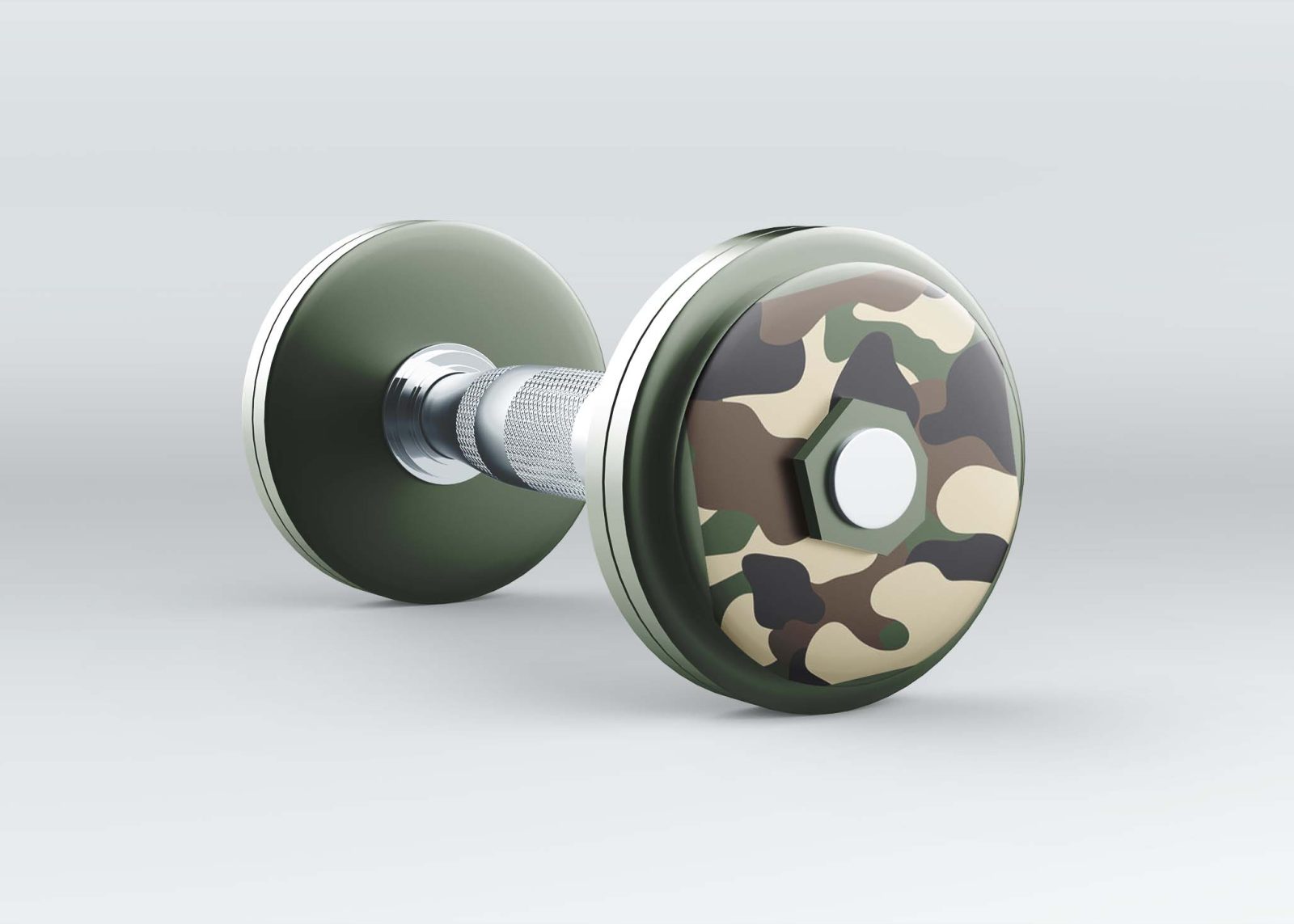 GYM Dumbbell Mockup