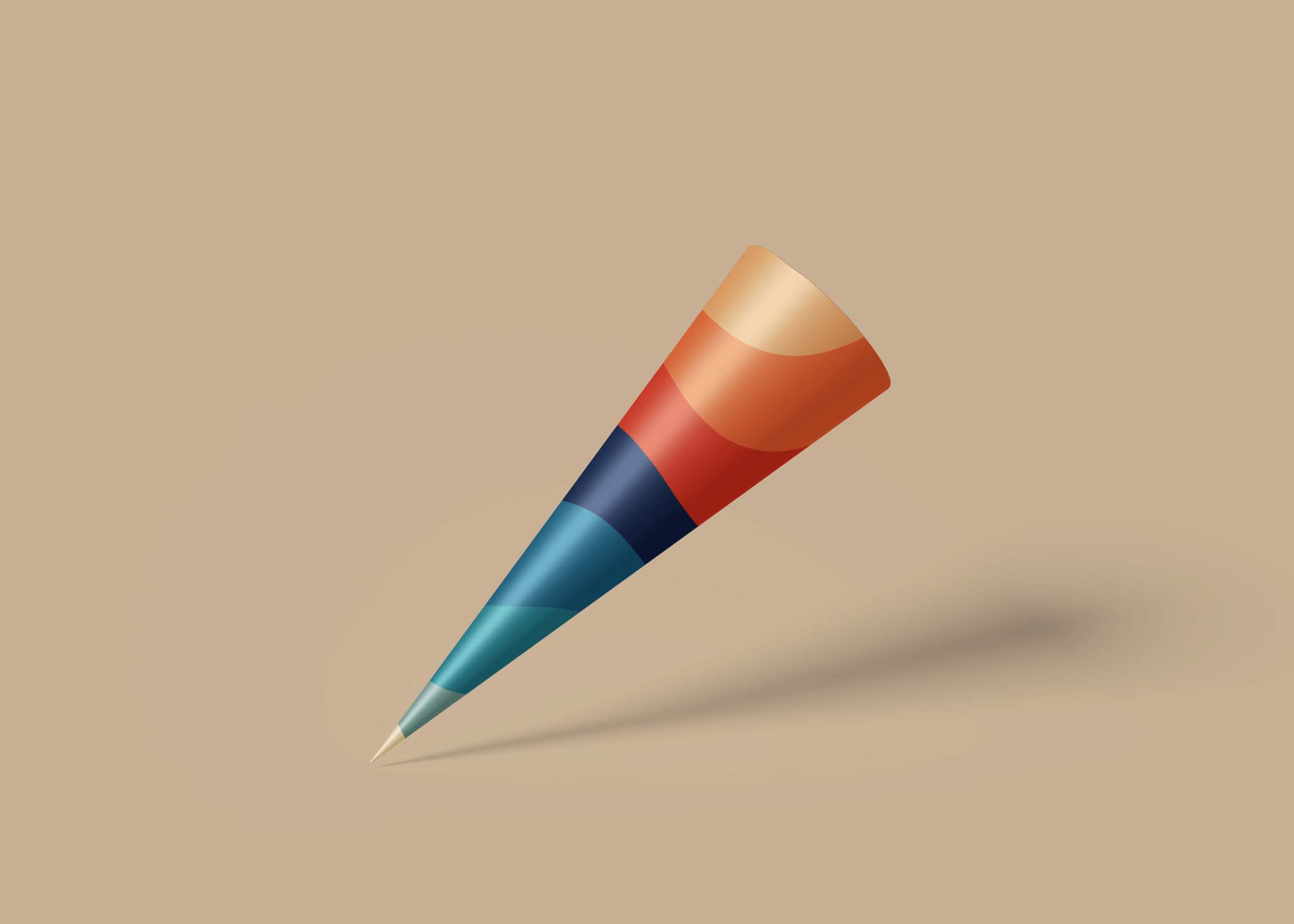 Ice-Cream Cone Mockup