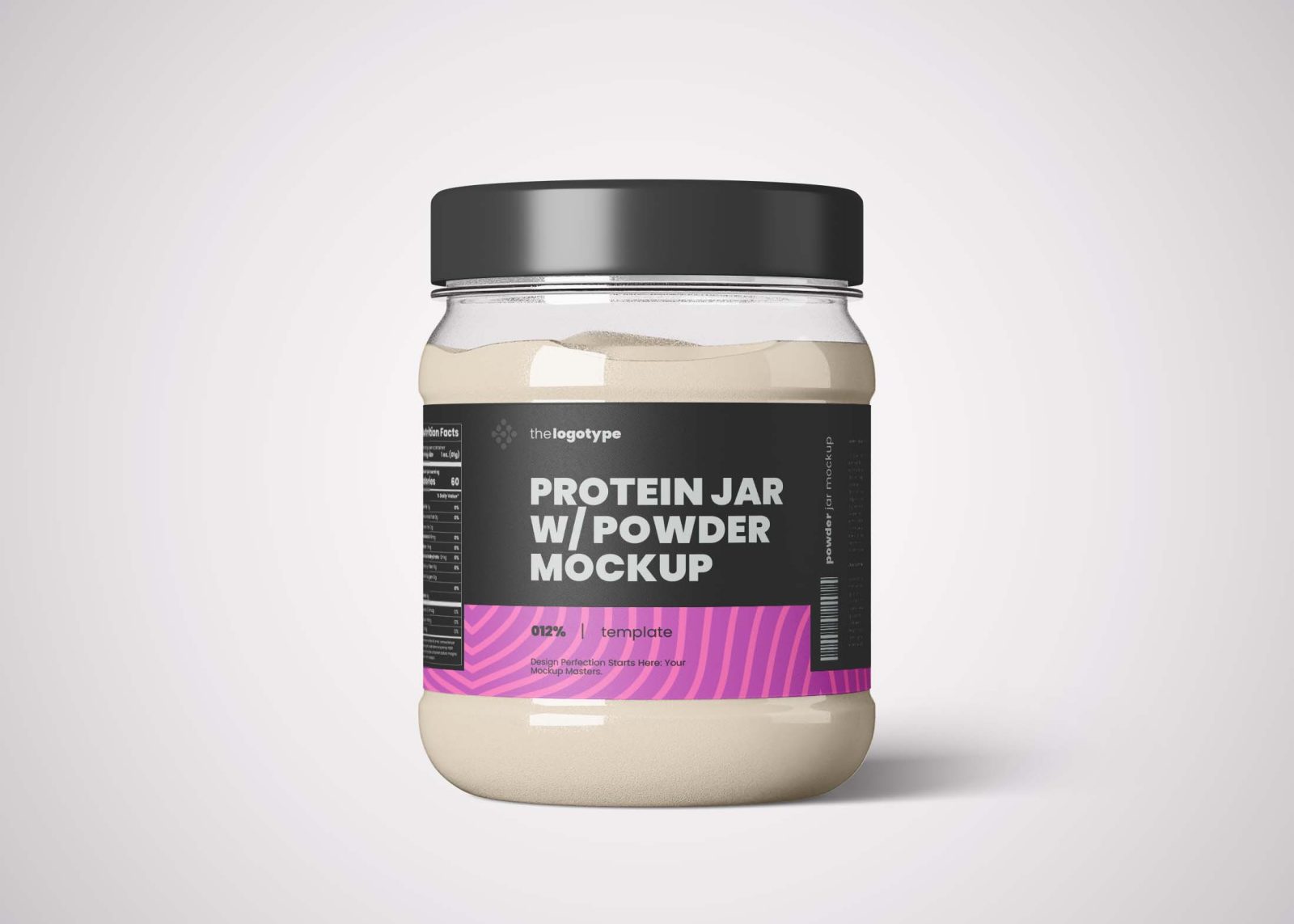 Jar Powder Mockup