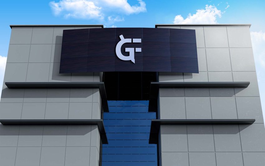 Modern Building Logo Mockup
