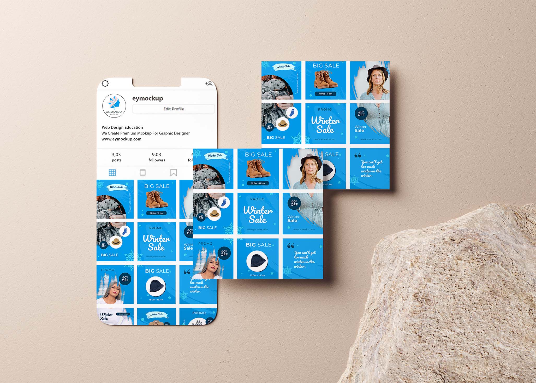 Perspective Social Media Mockup