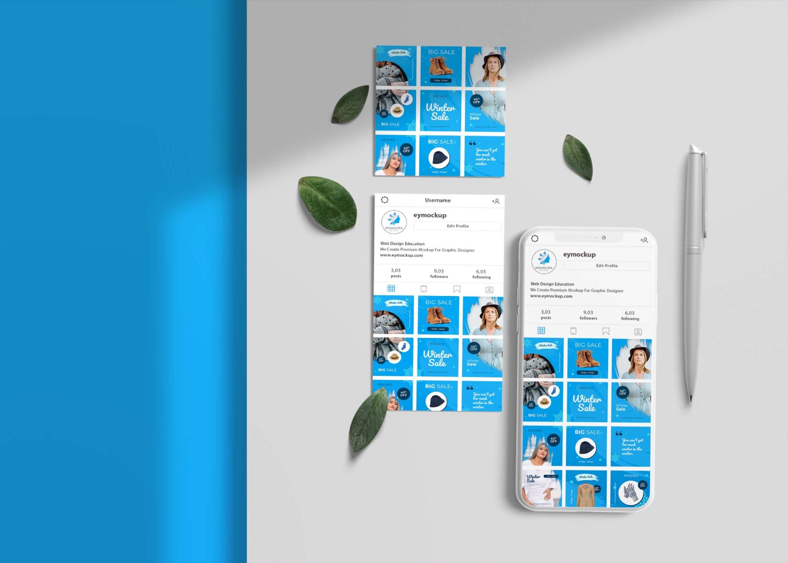 Social Media Mockup (PSD)