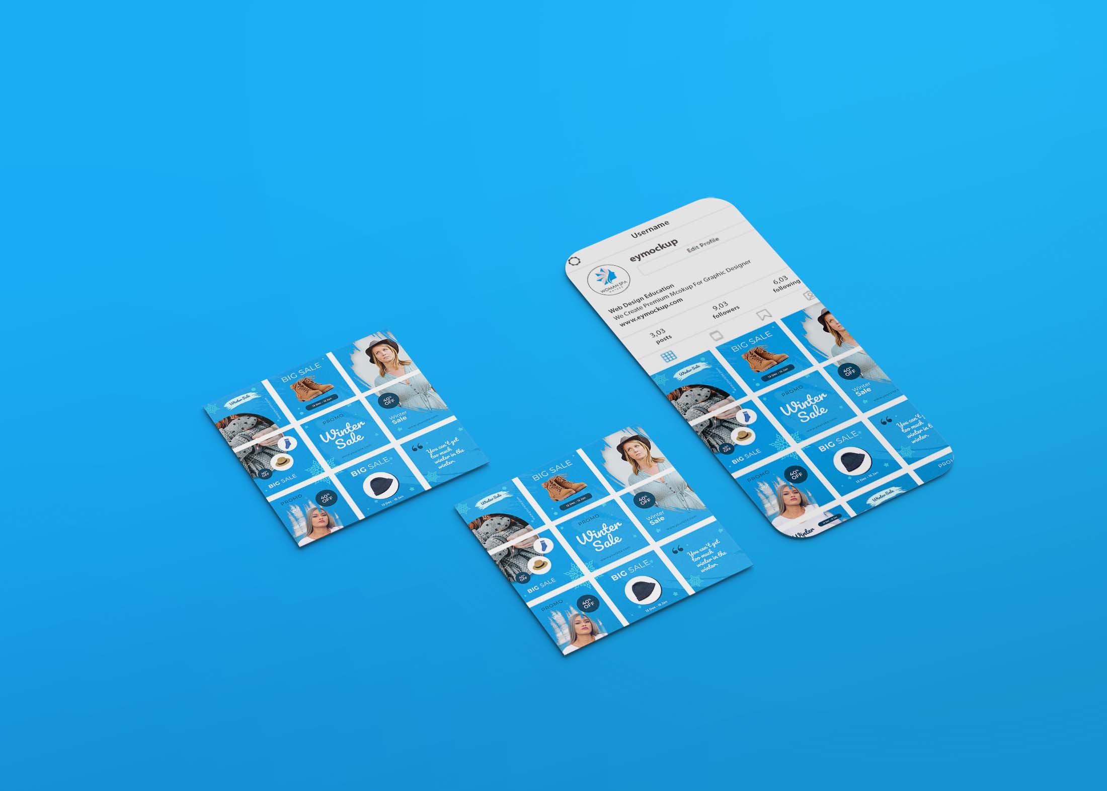Social Media Screen Mockup