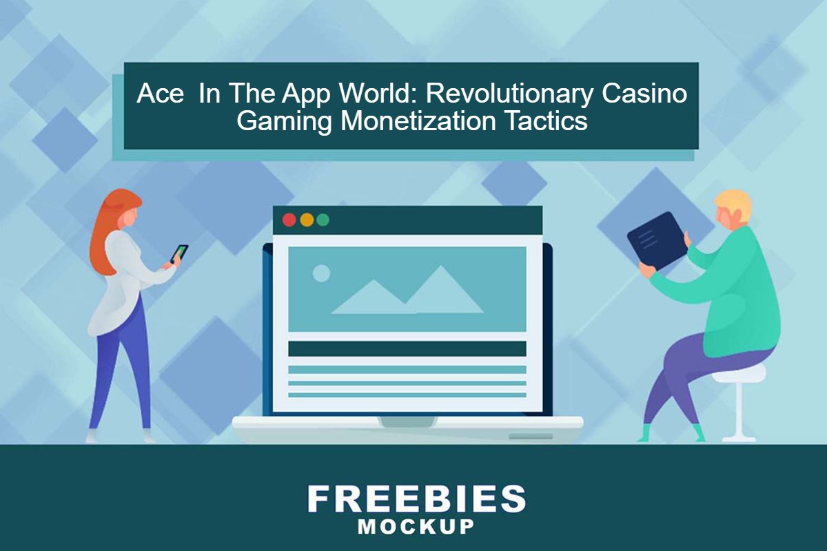 A woman in red holds a smartphone while a man in blue sits with a tablet, both engaged with a laptop displaying a websit